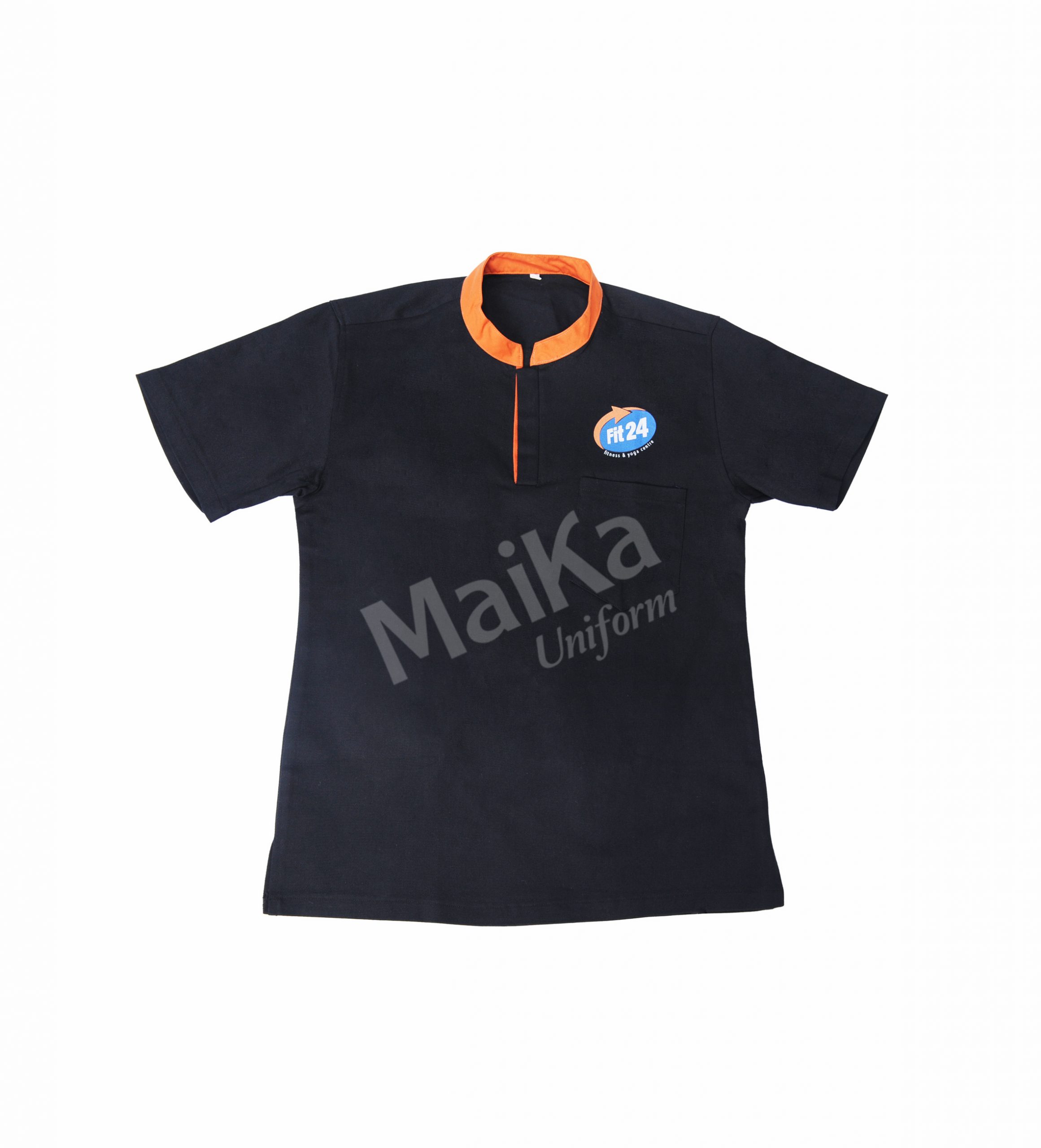 Áo kaki cổ tàu