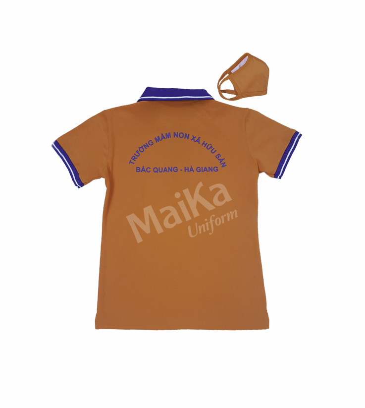 Áo phông cổ trụ + khẩu trang